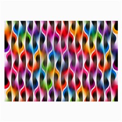 Rainbow Psychedelic Waves Glasses Cloth (large) by KirstenStar