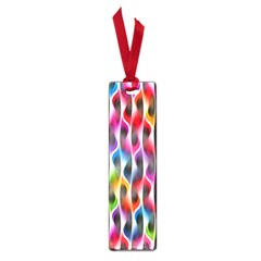 Rainbow Psychedelic Waves Small Bookmark by KirstenStar