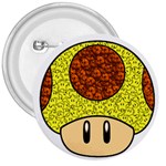 Really Mega Mushroom 3  Button Front