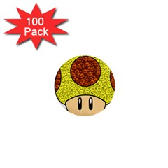 Really Mega Mushroom 1  Mini Button (100 Pack)