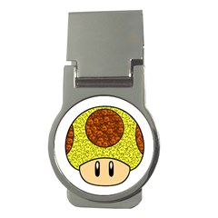 Really Mega Mushroom Money Clip (round)