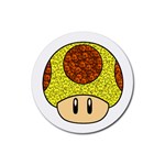 Really Mega Mushroom Drink Coaster (Round) Front