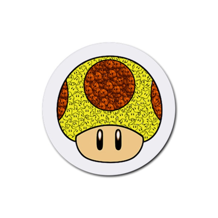 Really Mega Mushroom Drink Coaster (Round)