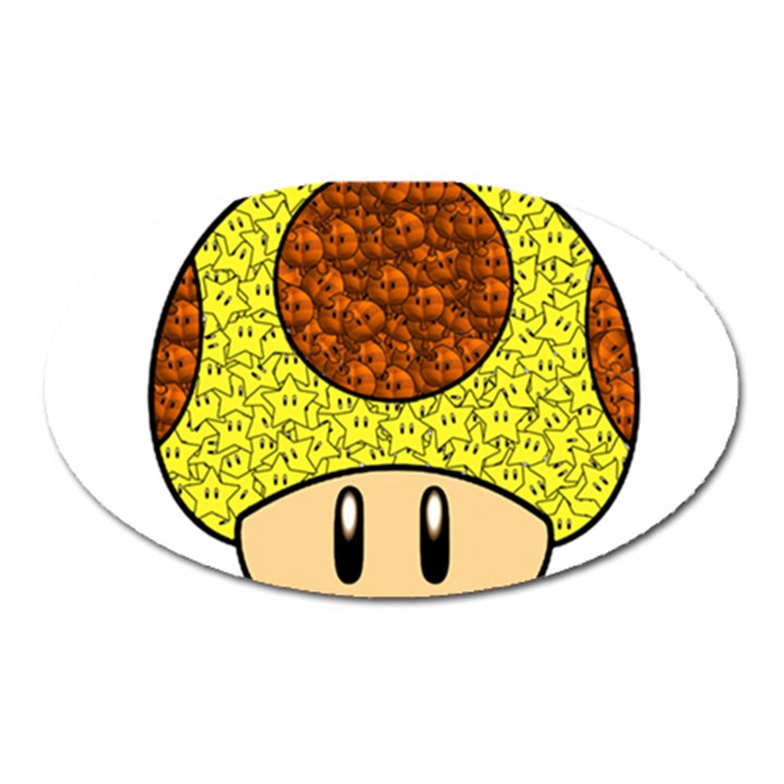 Really Mega Mushroom Magnet (Oval)