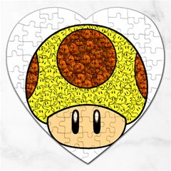 Really Mega Mushroom Jigsaw Puzzle (Heart)