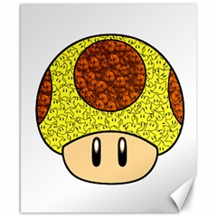 Really Mega Mushroom Canvas 8  X 10  (unframed) by kramcox