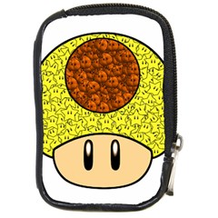 Really Mega Mushroom Compact Camera Leather Case by kramcox