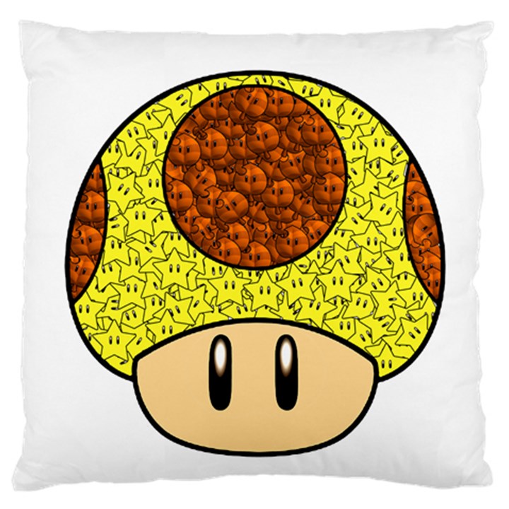 Really Mega Mushroom Standard Flano Cushion Case (One Side)