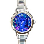 Organic Connection Round Italian Charm Watch Front