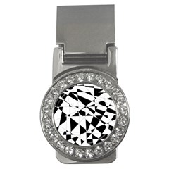 Shattered Life In Black & White Money Clip (cz) by StuffOrSomething