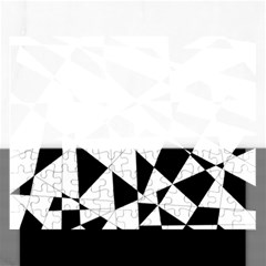 Shattered Life In Black & White Jigsaw Puzzle (rectangle) by StuffOrSomething