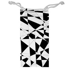 Shattered Life In Black & White Jewelry Bag by StuffOrSomething