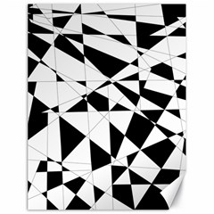 Shattered Life In Black & White Canvas 18  X 24  (unframed) by StuffOrSomething