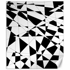 Shattered Life In Black & White Canvas 20  X 24  (unframed) by StuffOrSomething