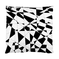 Shattered Life In Black & White Cushion Case (single Sided)  by StuffOrSomething