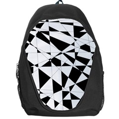 Shattered Life In Black & White Backpack Bag by StuffOrSomething