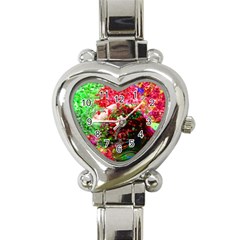 Summer Time Heart Italian Charm Watch  by icarusismartdesigns