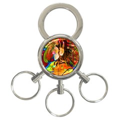 Robot Connection 3-ring Key Chain by icarusismartdesigns