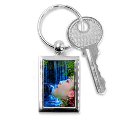 Fountain Of Youth Key Chain (rectangle) by icarusismartdesigns