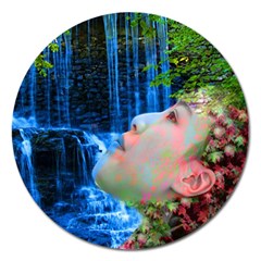 Fountain Of Youth Magnet 5  (round) by icarusismartdesigns