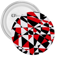 Shattered Life Tricolor 3  Button by StuffOrSomething