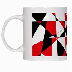 Shattered Life Tricolor White Coffee Mug by StuffOrSomething