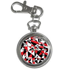 Shattered Life Tricolor Key Chain Watch