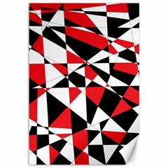 Shattered Life Tricolor Canvas 12  X 18  (unframed) by StuffOrSomething