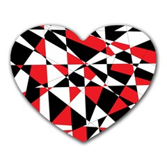 Shattered Life Tricolor Mouse Pad (heart) by StuffOrSomething