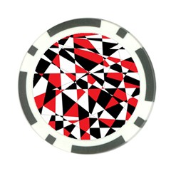 Shattered Life Tricolor Poker Chip by StuffOrSomething