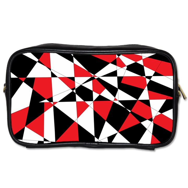 Shattered Life Tricolor Travel Toiletry Bag (Two Sides)