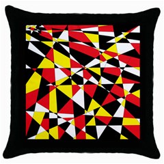 Shattered Life With Rays Of Hope Black Throw Pillow Case by StuffOrSomething