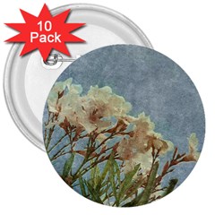 Floral Grunge Vintage Photo 3  Button (10 Pack) by dflcprints