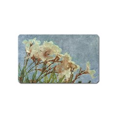 Floral Grunge Vintage Photo Magnet (name Card) by dflcprints