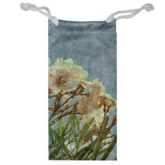 Floral Grunge Vintage Photo Jewelry Bag by dflcprints