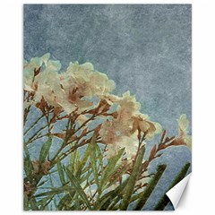 Floral Grunge Vintage Photo Canvas 11  X 14  (unframed) by dflcprints