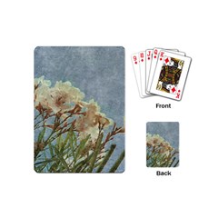 Floral Grunge Vintage Photo Playing Cards (mini) by dflcprints