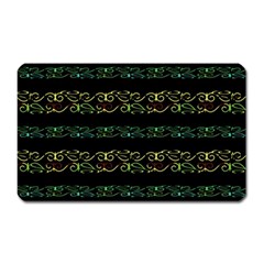 Modern Lace Stripe Pattern Magnet (rectangular)