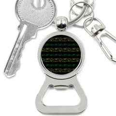 Modern Lace Stripe Pattern Bottle Opener Key Chain by dflcprints