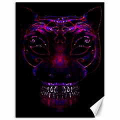 Creepy Cat Mask Portrait Print Canvas 12  X 16  (unframed) by dflcprints