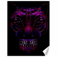 Creepy Cat Mask Portrait Print Canvas 18  X 24  (unframed) by dflcprints