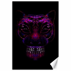 Creepy Cat Mask Portrait Print Canvas 20  X 30  (unframed) by dflcprints