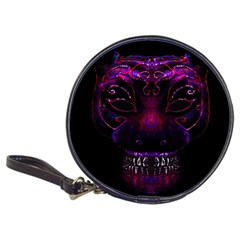 Creepy Cat Mask Portrait Print Cd Wallet by dflcprints