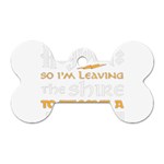 Howarts Letter Dog Tag Bone (Two Sided) Back