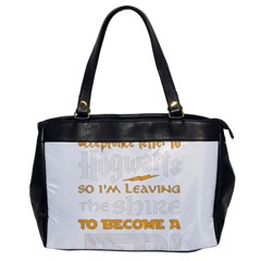 Howarts Letter Oversize Office Handbag (one Side) by empyrie