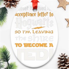 Howarts Letter Oval Ornament