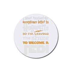 Howarts Letter Drink Coaster (round)