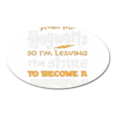 Howarts Letter Magnet (oval) by empyrie