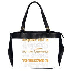 Howarts Letter Oversize Office Handbag (two Sides)