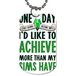 Sims Dog Tag (Two-sided)  Front